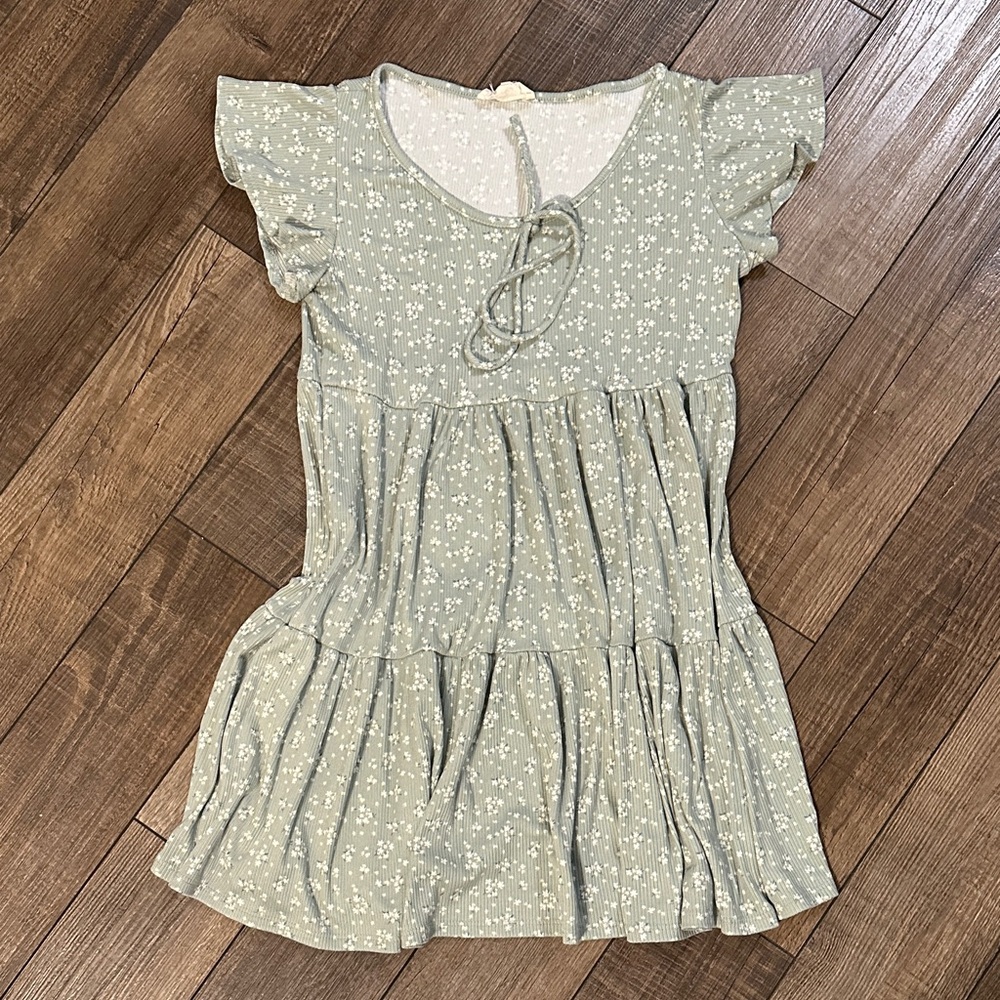 Kids tiered prairie dress